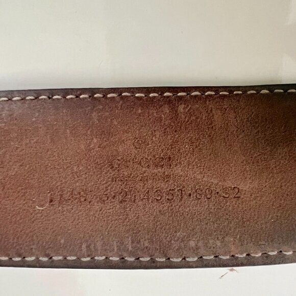 Gucci interlocking phyton belt in gold size - Picture 6 of 6